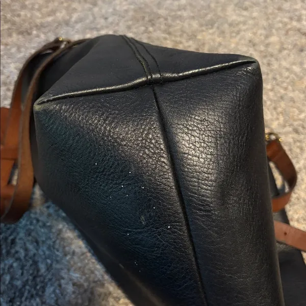 Madewell Leather Zip Top Transport Tote - Image 3