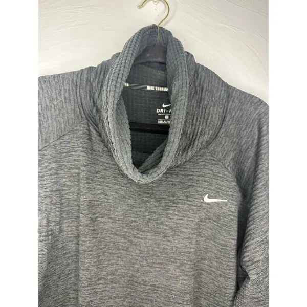Nike Dri-Fit Running Cowl Neck Pullover Women's Plus Size 3X Gray Athleisure - Image 2