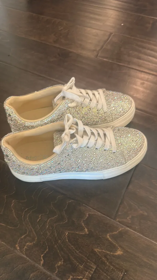 Betsey Johnson Sneakers Rhinestone Sidny Platform - Image 2