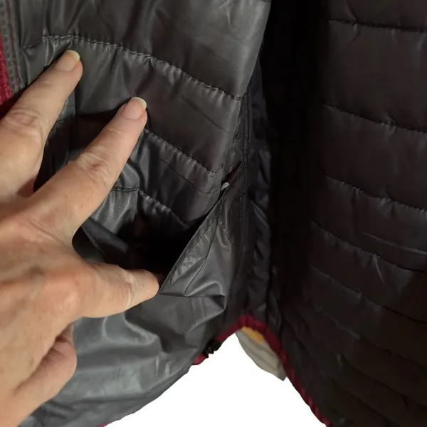 Vintage Slalom Quilted Lightweight Puffer Jacket Size Small Red - Image 7
