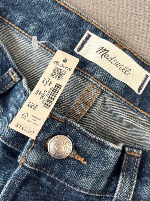 Madewell The Petite Dean Easy Straight Jean 26P - Image 2