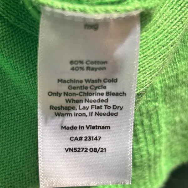 Talbots Cardigan Sweater Green Large‎ - Image 8