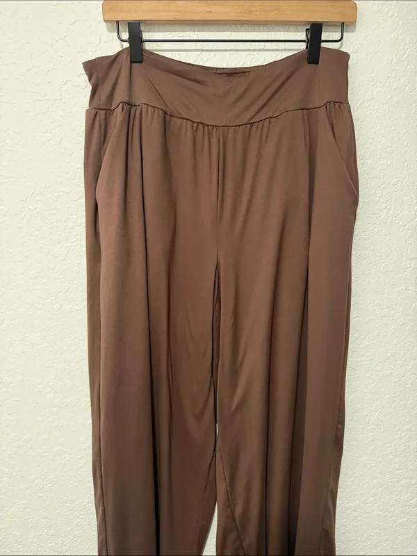 TORRID Wide Leg Brown Lounge Pants Size 1X - Image 10