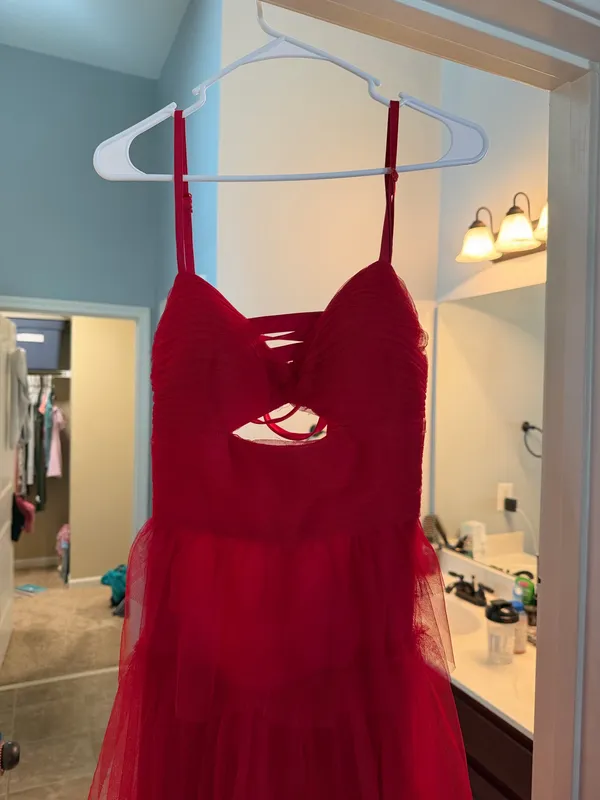 Prom dress Red Size 11 - Image 2