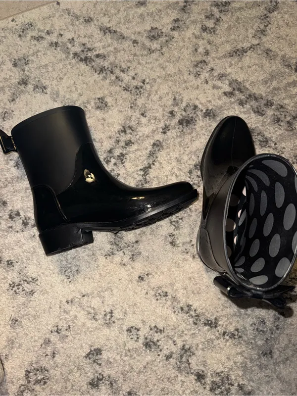 Kate Spade Rain Boots with bow - Image 3