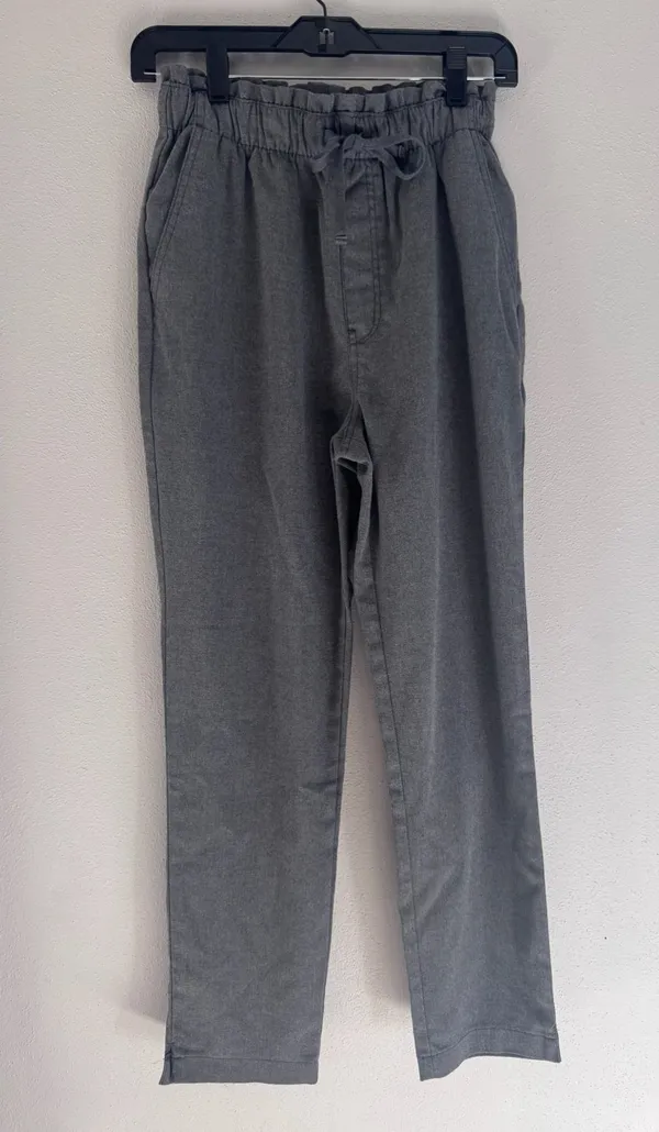 Abercrombie & Fitch Paperbag Waist Drawstring Straight Leg Pants size XS - Image 3