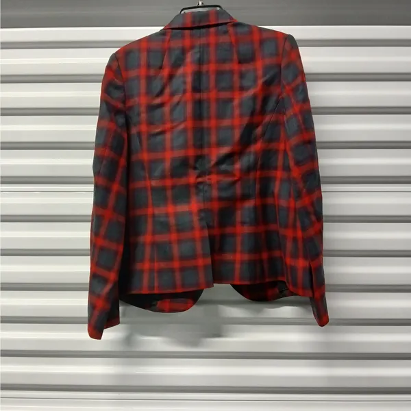 Pendleton Wool Blazer Womens 16 Red Plaid Jacket Office Career Old Money Preppy - Image 4