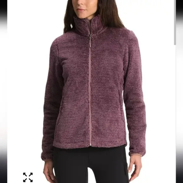 Women's The North Face Osito Jacket - Reddish Pink - Size L - Image 7