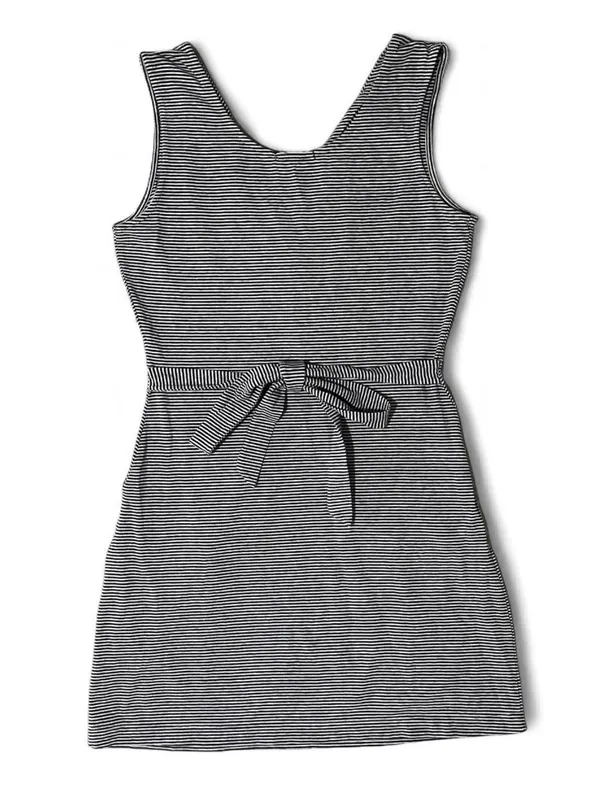 📶 Gap Gray & Navy Striped Mini Dress~Women’s XS - Image 5