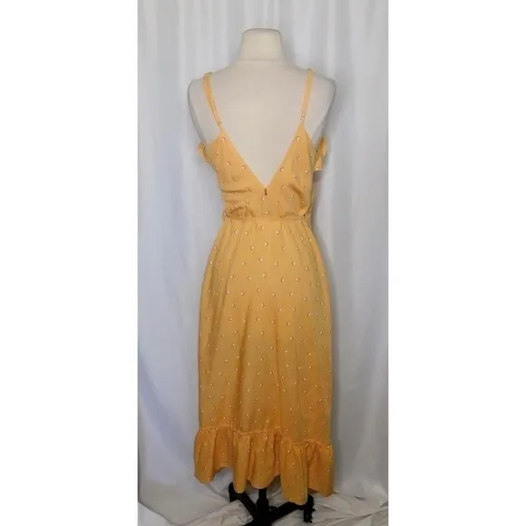 BEACHGOLD Lottie Geometric Print Wrap‎ Dress Cover Up Tassels Tie Waist Small - Image 8