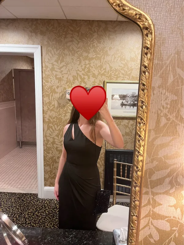 Black Cocktail Dress Size M - Image 2