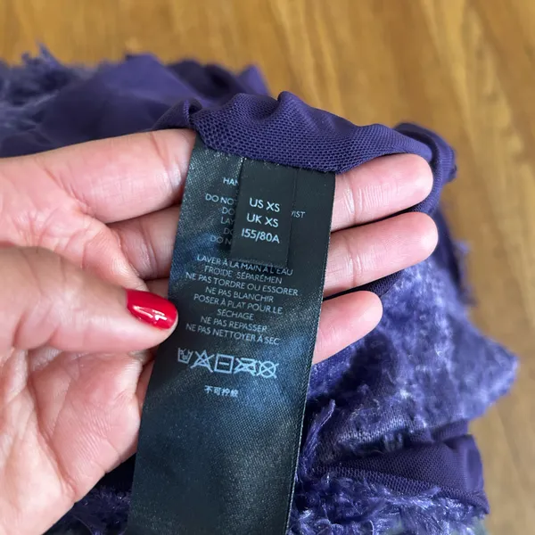 Urban Outfitters Purple feather mini dress - Image 6