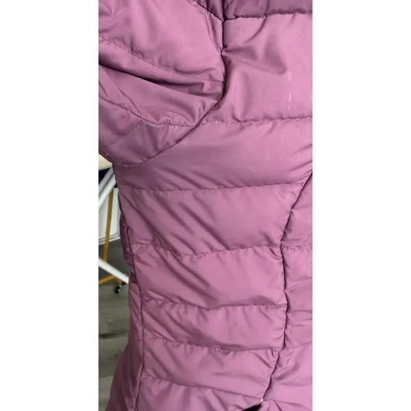 Lululemon 800 Fill Down Jacket Womens Small Hooded Purple Puffer Lightweight - Image 7