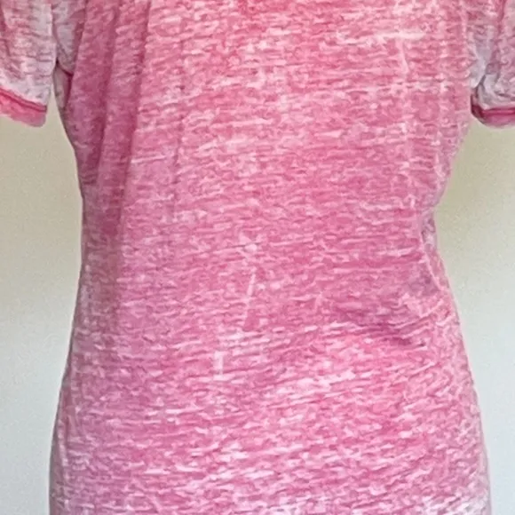 Disney Red‎ White & Blue Mickey Mouse Burn Out Tee Sz M - Image 5
