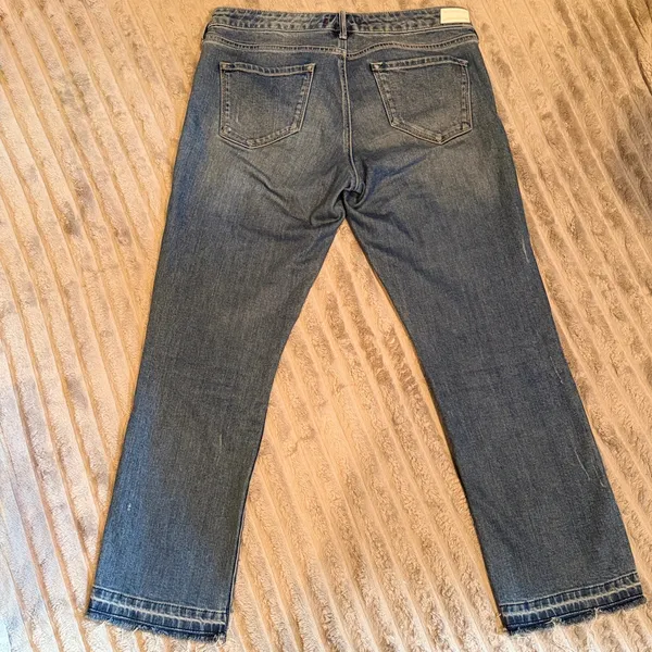 Dear John Liam Straight Leg Jeans Size 29 Distressed Raw‎ Step Hem - Image 2