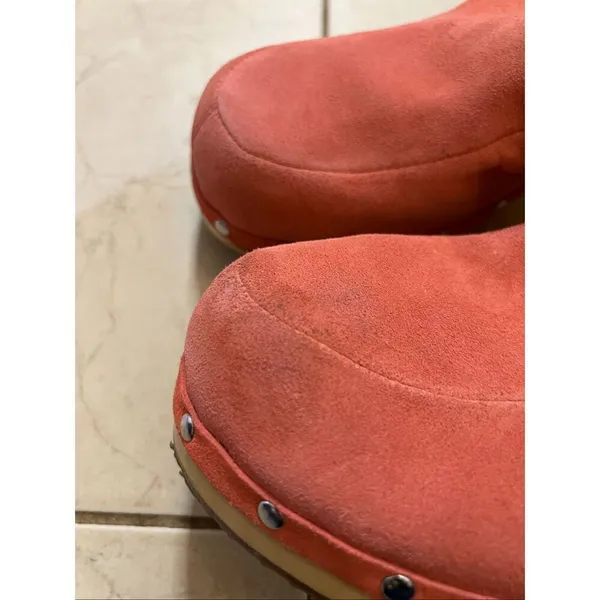 UGG Australia Coral Kalie Suede Sheepskin Lined Clog Slide Size 10 - Image 10