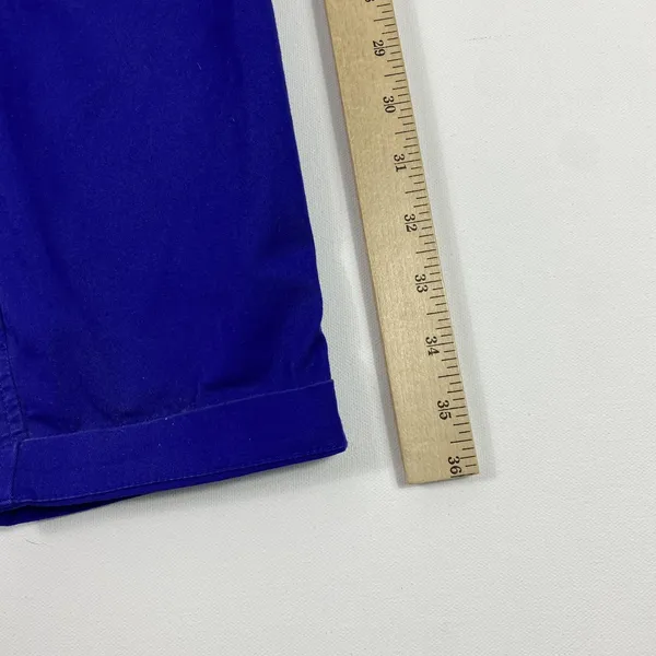 Vince Pants Womens 2 Blue‎ Chino Stretch Slim Ankle Cuffed Hem Mid Rise Casual - Image 4
