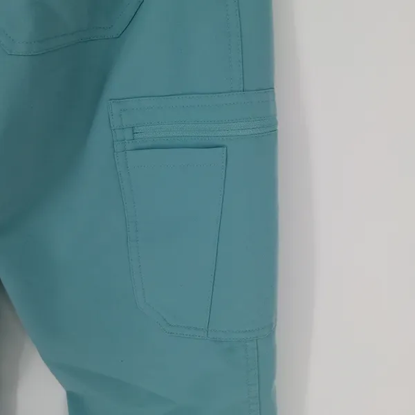 Figs Women's Teal Slim Straight Leg Pant Scrub Bottom‎ Size Extra Small Cargo - Image 15
