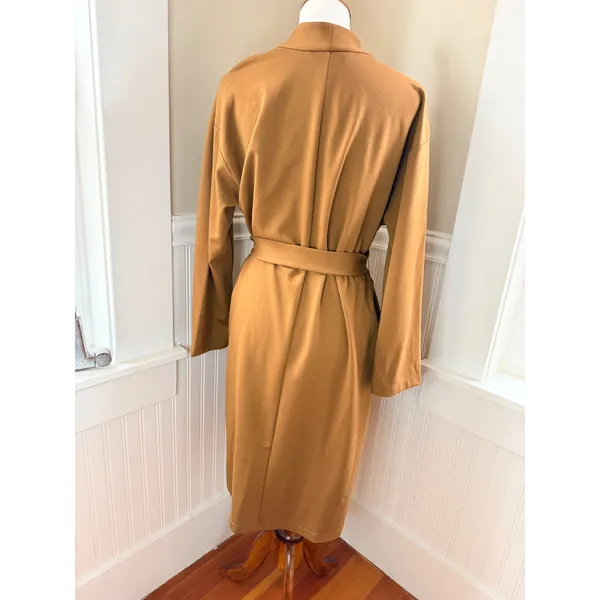 Eileen Fisher Flex Ponte Belted Jacket Cardigan Hazel Brown S - Image 3
