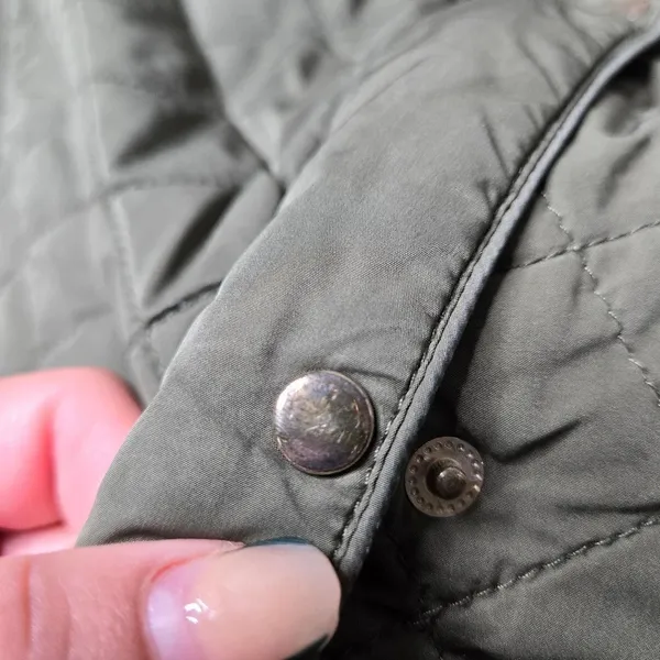 New‎ York & Company Army Green Quilt Jacket - Image 8