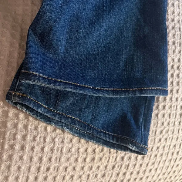 7 For All Mankind Dark Blue Bootcut Jeans - Image 8