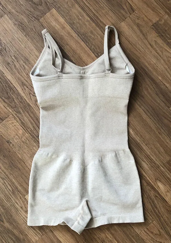 Bo and Tee Nude  Athletic One Piece Romper - Image 5