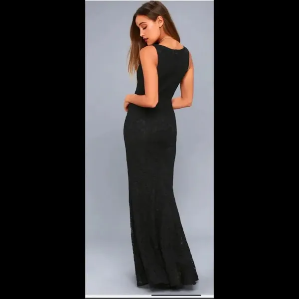 Lulus Everly Black‎ Lace Maxi Dress - Image 7