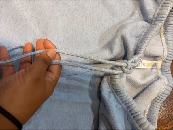 Skims light blue cotton joggers - Image 6