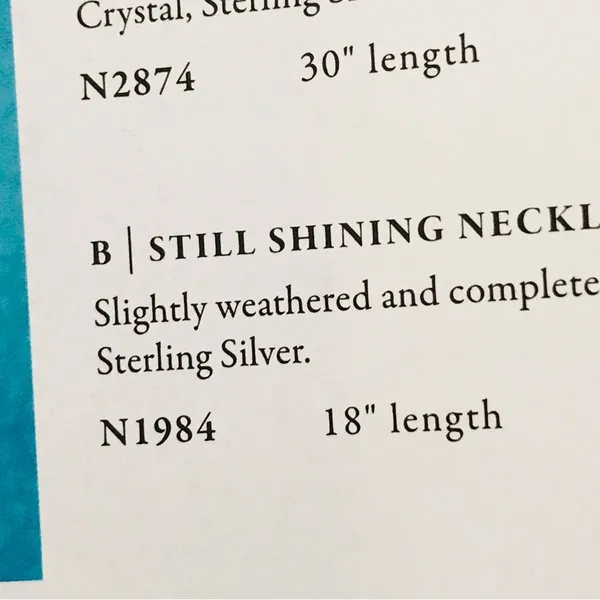 Silpada Sterling Silver Still Shining Necklace 18” - Image 6