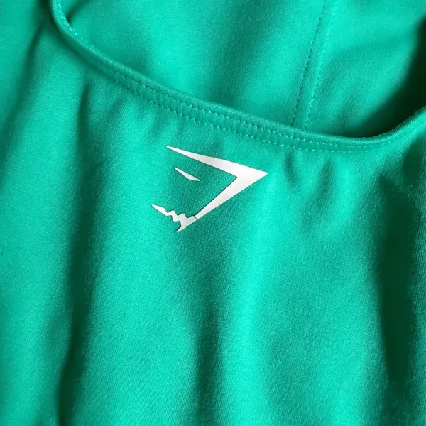 Gymshark Sweat Seamless Longline Sports Bra Emerald Green Size M B4A9L - Image 3