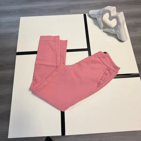 🌸 Zara Basic Pink Ruffled Pocket Trousers - Size S - Image 6