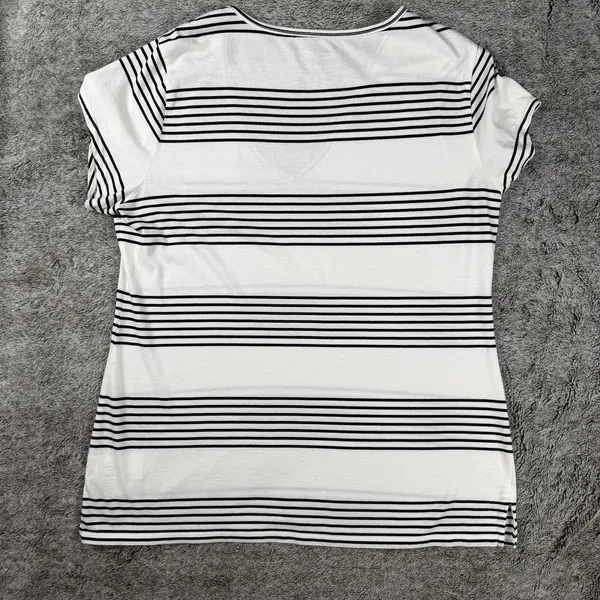 Patagonia Striped V-Neck Women's XL - Image 6