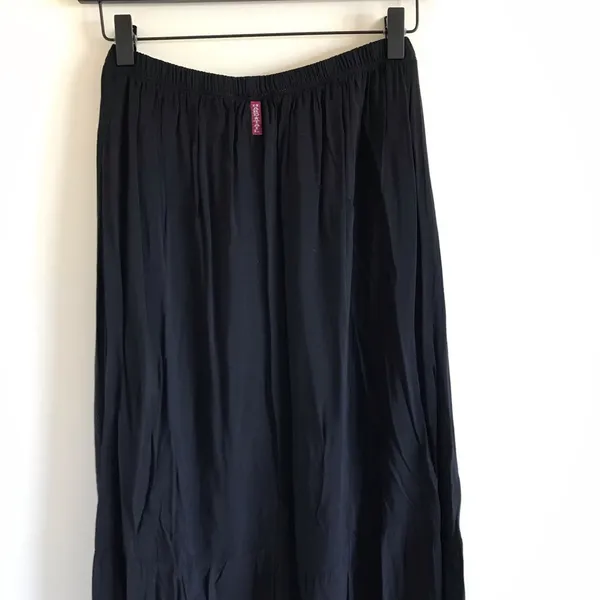 Hard Tail Two Tiered Maxi Skirt Black Size M - Image 6