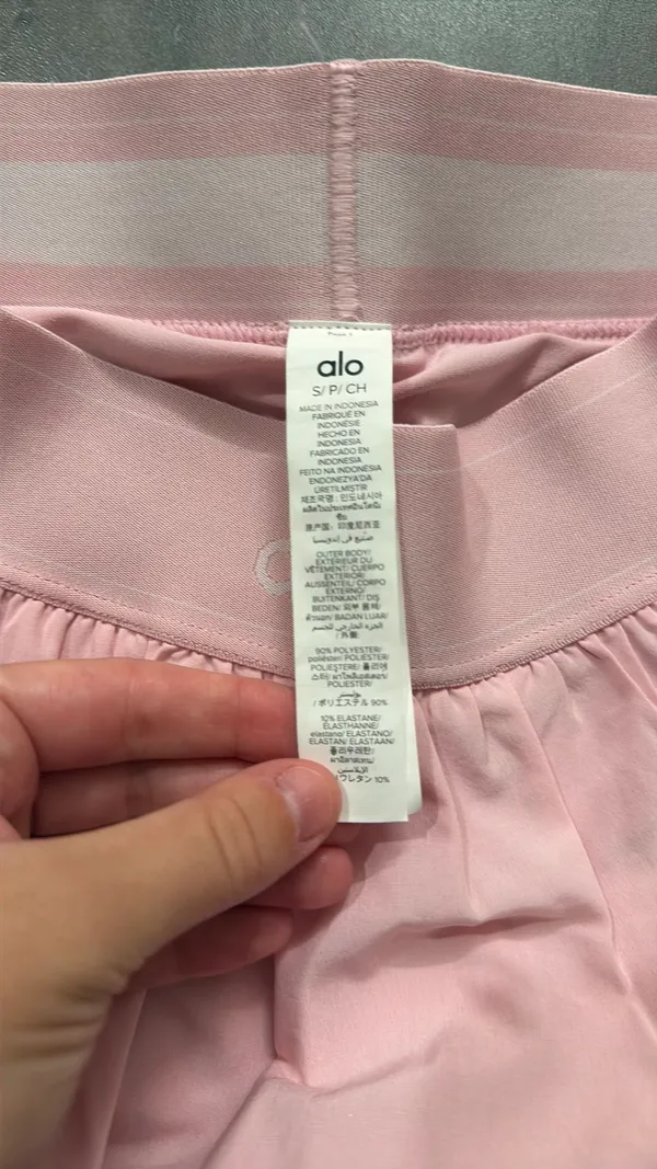 alo pink shorts - Image 6