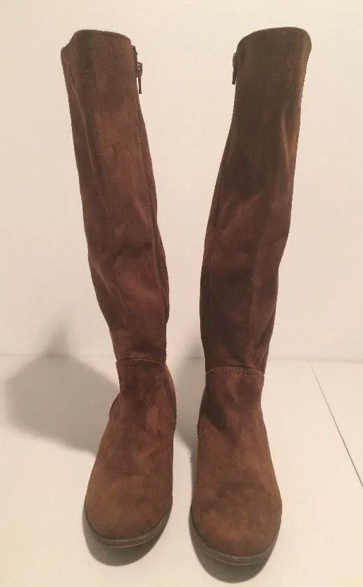 Suede Boots Brown Size 7 - Image 2