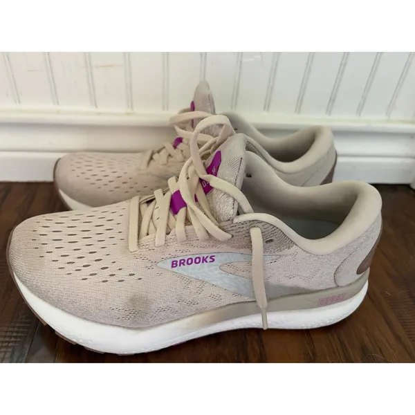 Brooks Womens Ghost 16 Pink Size 8.5 Athletic Running Shoes - Image 6
