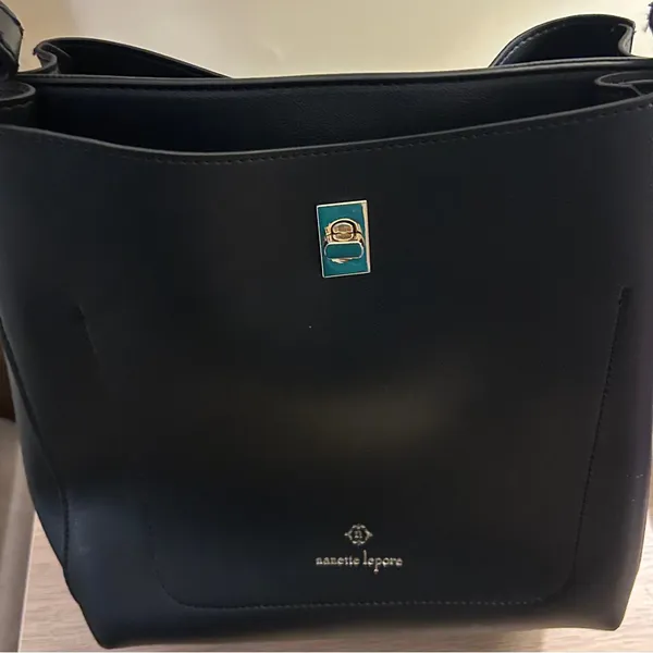 Nanette Lepore Black Satchel Timeless Design - Image 3