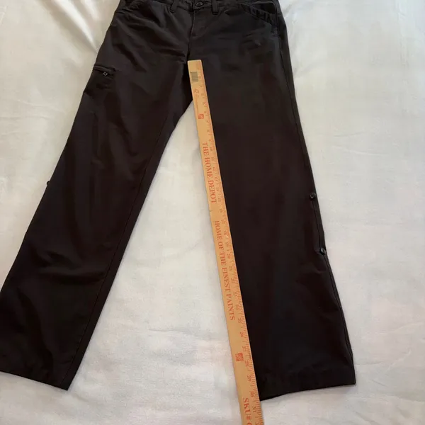 Eddie Bauer Women's Roll-Up Convertible Hiking Pants Size 4 Black Outdoor Trail - Image 6