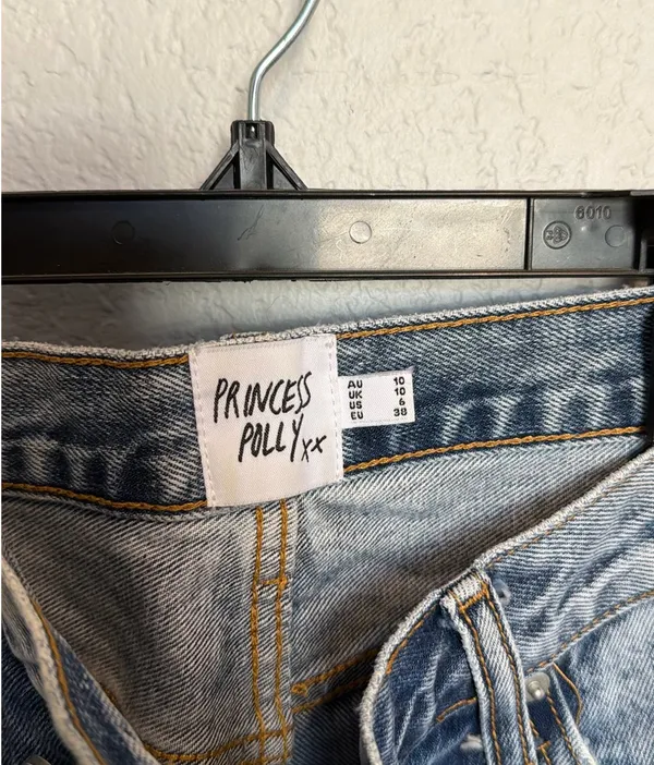Princess Polly Asymmetric Jeans - Image 4