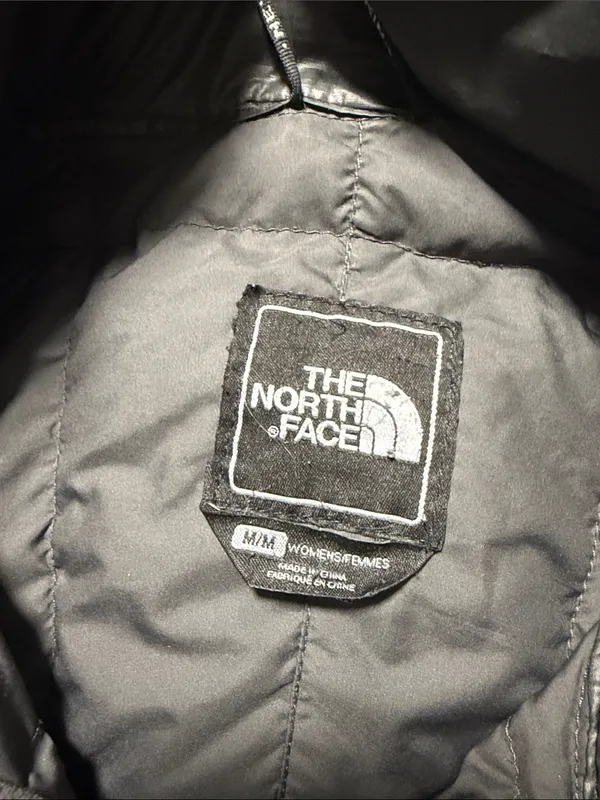 The North Face Women’s Dark Gray Quilted Down Puffer Coat - Image 6