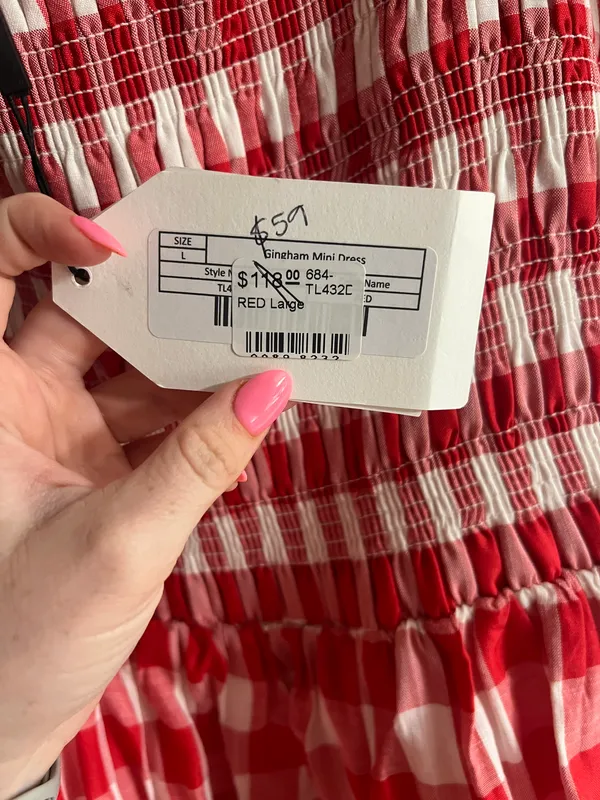 English Factory Gingham Dress - Image 4