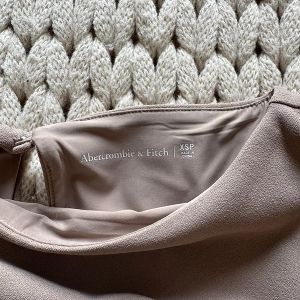 Abercrombie & Fitch Ruched Boatneck Mini Dress - Image 3