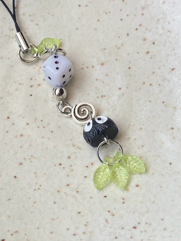 Handmade Kawaii y2k dangle phone charm/strap/bag accessory/keychain/car display⭐️🌀🍬💕 - Image 6