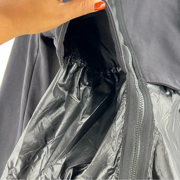 Athleta Windy‎ Point Hoodie Full Zip Front Layered Athleisure - Image 8