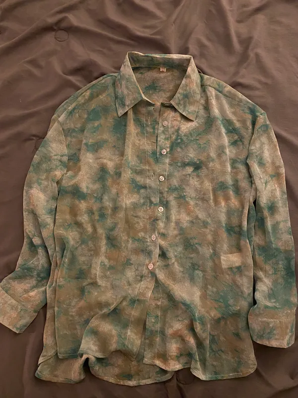 SheIn Long Sleeve Button Down Shirt - Image 3