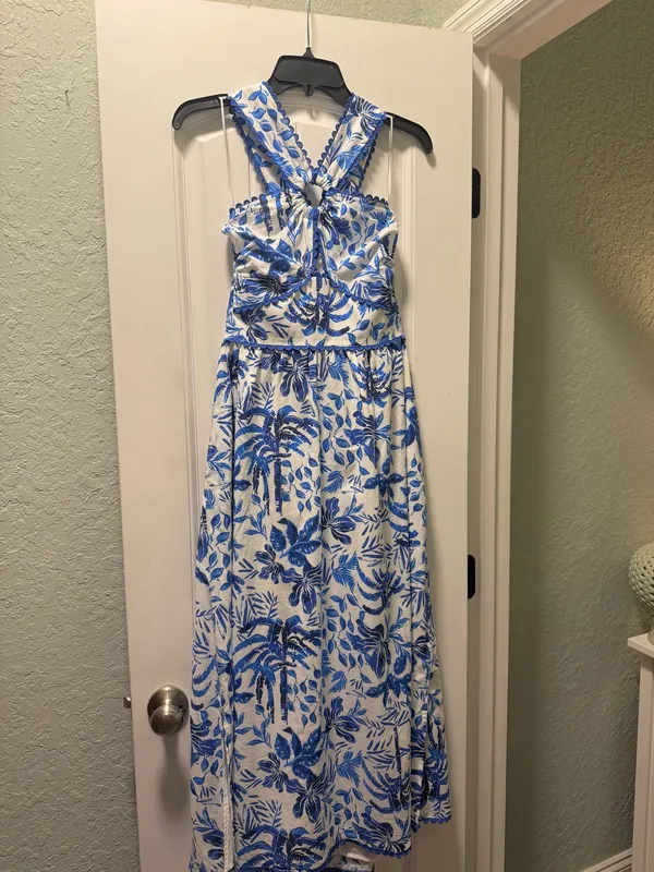 J.Marie Blue and White Maxi Dress - Image 2