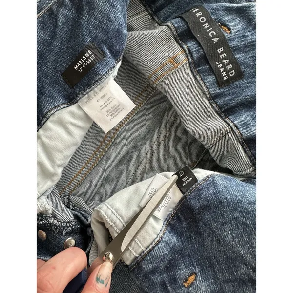 Veronica Beard Marlene Visit Corset Wide Jean, size 27 Doesn’T Have A Belt - Image 10