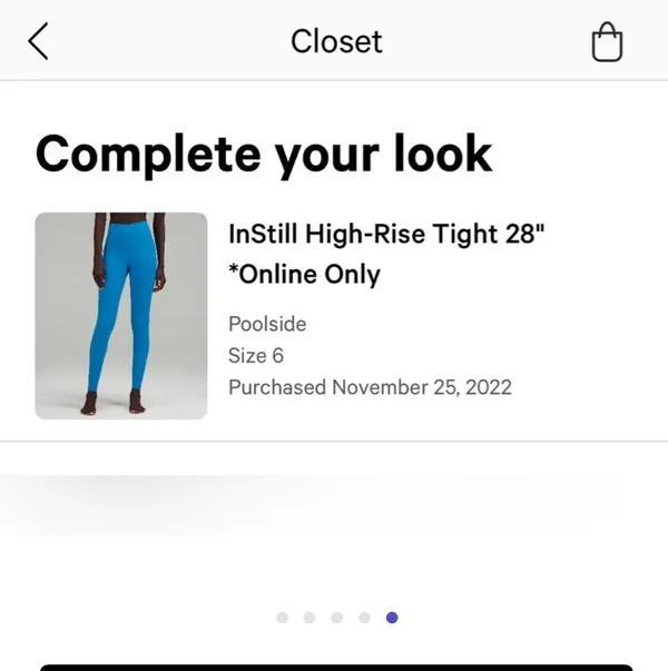 Lululemon InStill High Rise Legging - Size 6 28" Inseam. - Image 5