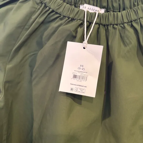 Free Assembly‎ Green Tie sleeve Top Size XS - Image 5
