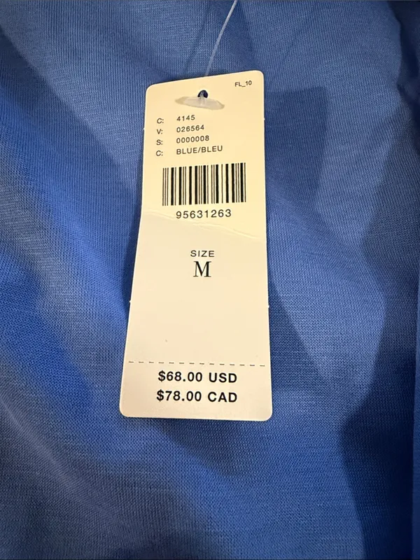 Anthropologie‎ Blue Modal StraplessTop Size Medium NWT - Image 6
